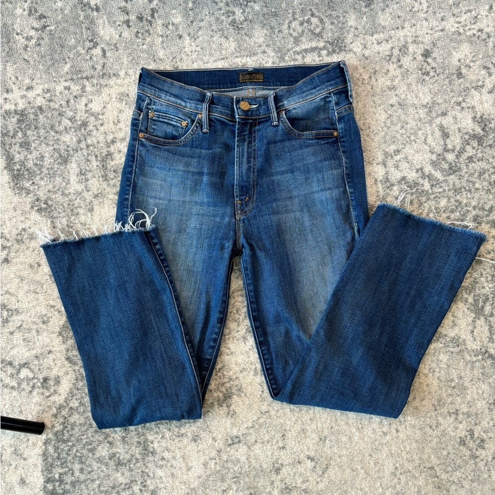 Mother Insider Crop Step Fray, size 27
